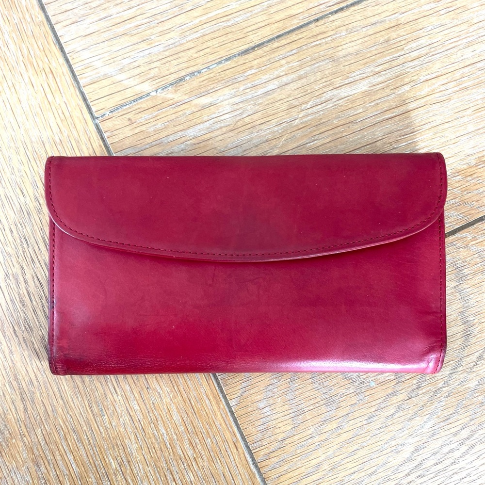 Vintage coach combination wallet/checkbook 1989 no4730